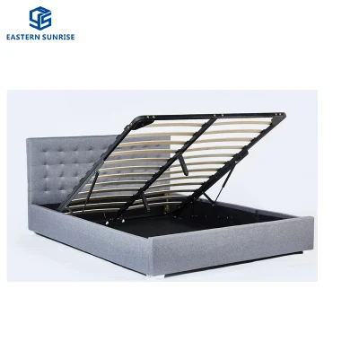 Simple Design Bedroom Furniture Sets Double King Bed for Home Hotel