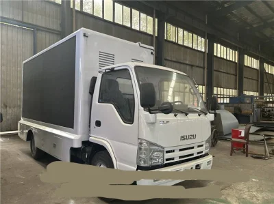 2023 New Model 1suzu Mobile LED Display Truck with Screen Sliding up Used Cars Special Vehicle Made in China