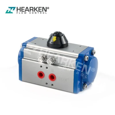 China Spring Return Single Acting Aluminum Air Pneumatic Actuator for Ball Valve Butterfly Valve