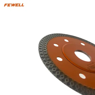 Hot Press 4.5inch 115*10*22.23mm 1.2 Thickness Super Ultra Thin Turbo Diamond Disc Saw Blade for Cutting Ceramic Tile Porcelain