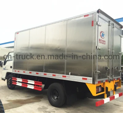 China New Jmc 3t 4ton Refrigerated Van Freezer Van Reefer Truck