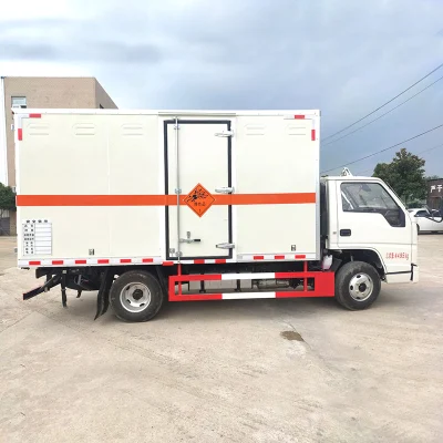 China Jmc Firecracker Transport Blasting Equipment Van Cargo Truck for Sale