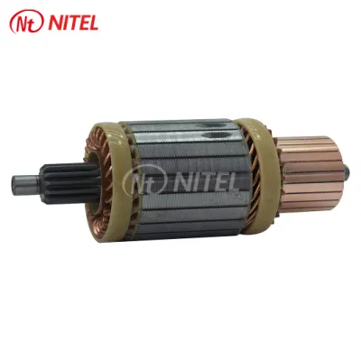 Nitai High-Quality Mini Armature Factory Rotor Motor Armature China 12V Electric Car Starter Armature Suit for Cummins Isf 2.8