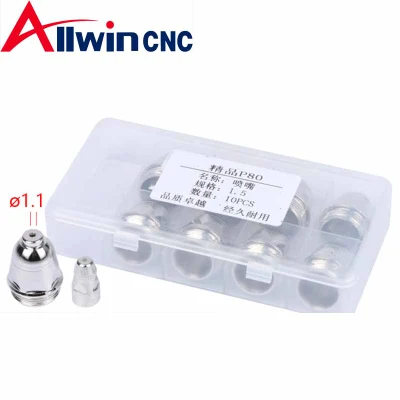P80 Cooling Torch Replacement Parts Electrodes Nozzles Ceramic Rings with Factory Price