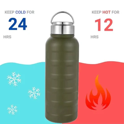 New Model Fashion Custom Design Thernal Vacuum Insulated Sports Water Bottle with Handle