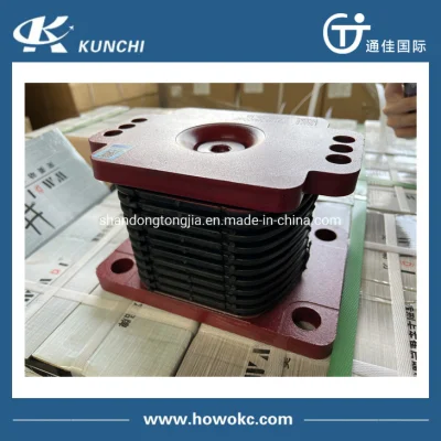 China Sinotruk HOWO Truck Spare Parts Rubber Support Az9725520278 Rubber Seat