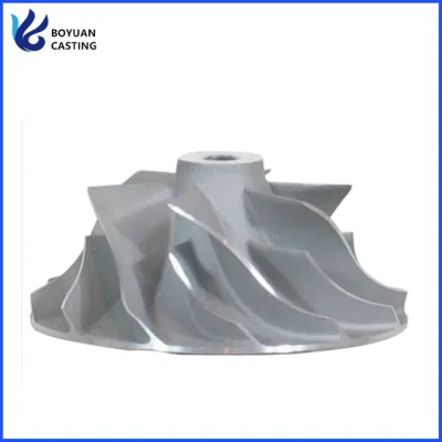 Aluminium Alloy Plaster Model Casting Turbocharger Compressor Wheel