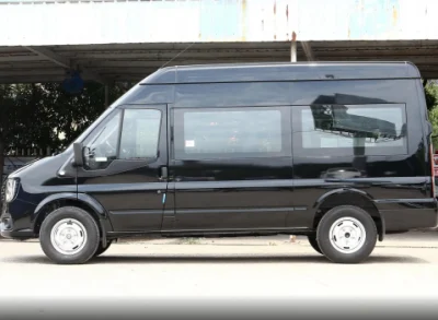 China New Car Jmc Fushun 2023 2.0t Automatic Diesel Short Axle Low Top Passenger Car 6 Seats up Hatch Diesel Car