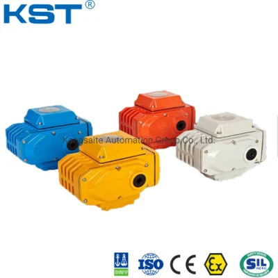 DC24V, AC110V, AC220V, AC380V CE Approved Kst/OEM Zhejiang, China Tri Clamp Motorized Ball Valve Actuator