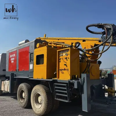 Truck Mounted Water Well Drilling Rig 300m Wh300 Air Compressor 25bar Truck 6*4 Wheel Personal Customization