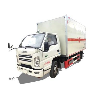 China Jmc Firecracker Transport Blasting Equipment Van Cargo Truck for Sale