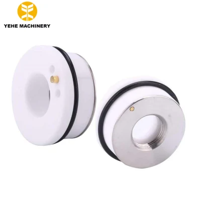 High Sensitivity D28 D32 Single Double Layer Laser Cutting Machine Spare Parts Precitec Laser Ceramic Nozzle Holder Ring for Raytools Wsx Laser Cutting Heads