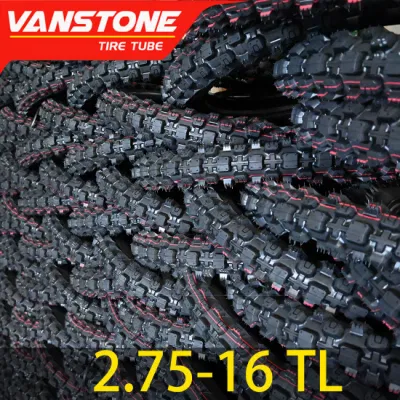Motorcycle Tyre off Road 2.75-16 Tubeless Tire Vanstone Tyre Honda Motorbike Tyre 275-16