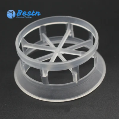 Acid Resistance PP PVC CPVC Plastic Tower Packing Cascade Mini Ring for Scrubber Tower 25mm, 38mm, 50mm, 76mm