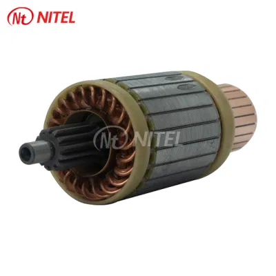 Nitai High-Quality Mini Armature Factory Rotor Motor Armature China 12V Electric Car Starter Armature Suit for Cummins Isf 2.8