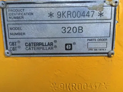Used Excavator Earth-Moving Cat 320b with Cheap Price