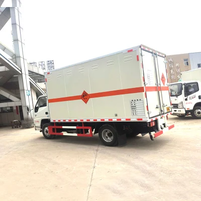 China Jmc Firecracker Transport Blasting Equipment Van Cargo Truck for Sale