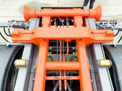 China Factory Foton Auman Heavy Duty Used 20ton Hook Lift Swap Loader Refuse Truck 20ton Roll off Garbage Collection Truck Price