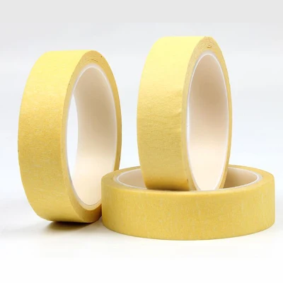 Waterproof High Temperature Clean Removal Automotive Painting Masking Paper Tape