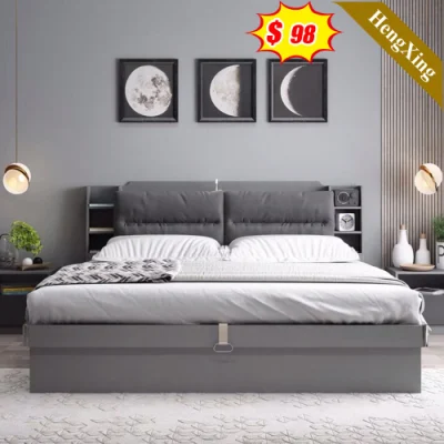 Newly Style Home Hotel Bedroom Wooden Furniture Durable Comfortable Double King Wall Bed