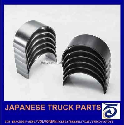 China Engine Main Bearing Supplier for Mercedes-Benz/Volvo/Man/Renault/Daf/Iveco/Isuzu/Mitsubishi/Hino/Hyundai/Toyota/Nissan