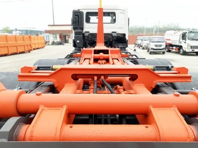 China Factory Foton Auman Heavy Duty Used 20ton Hook Lift Swap Loader Refuse Truck 20ton Roll off Garbage Collection Truck Price