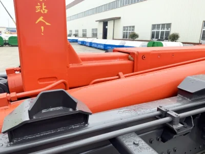China Factory Foton Auman Heavy Duty Used 20ton Hook Lift Swap Loader Refuse Truck 20ton Roll off Garbage Collection Truck Price