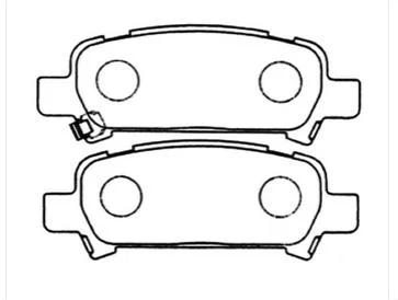 China Manufaturer Auto Car Parts Disc Brake Pads for Subaru D7042