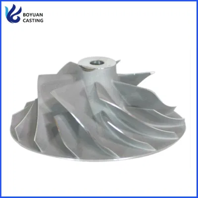 Aluminium Alloy Plaster Model Casting Turbocharger Compressor Wheel