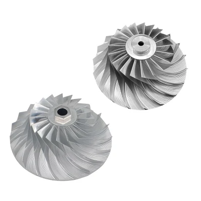CNC Casting Incoloy 330 Alloy Billet Compressor Wheel Hx60 83140mm Comprssor Wheel