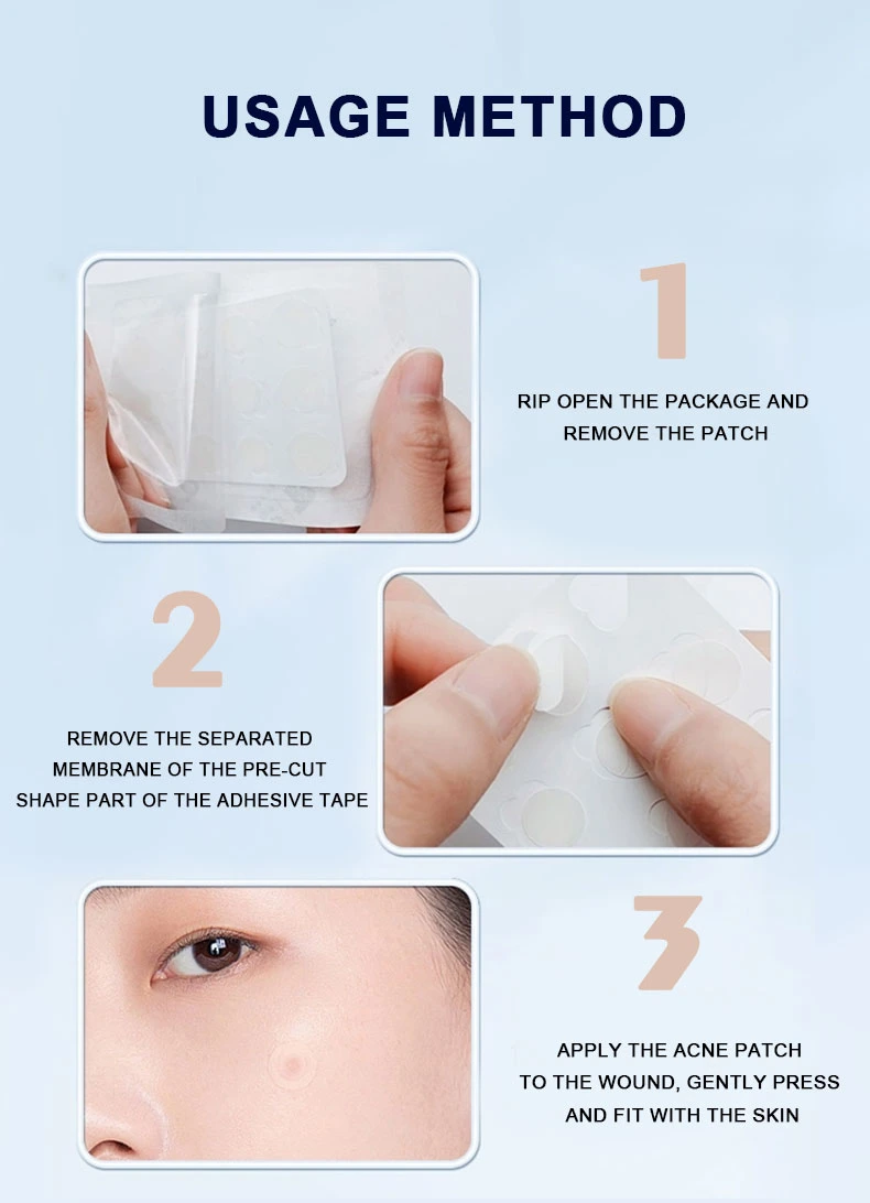 Cosmetics Facial Skin Care Acne Remover Hydrocolloid Patches Pimple Patch Acne Patch