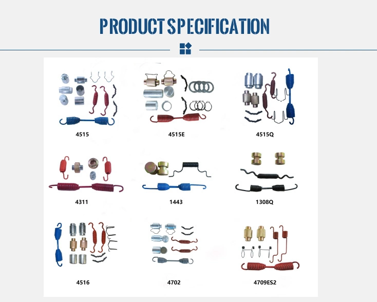4702 4515 4707 Factory Direct High Quality Truck Brake Shoe Repair Kit