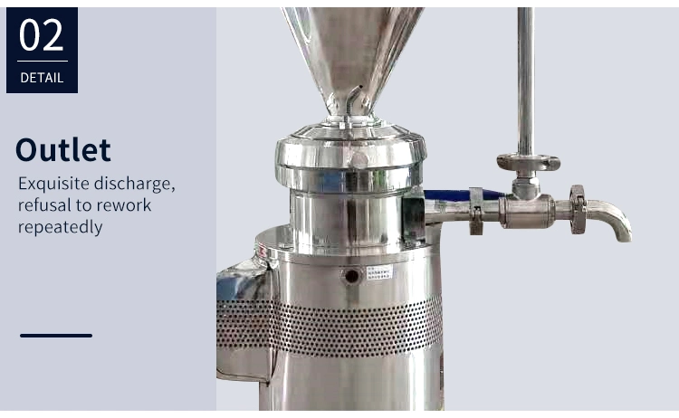 Potato Starch Grinding Equipment Colloid Mill Manufacturer Stainless Steel Colloid Mill for Food