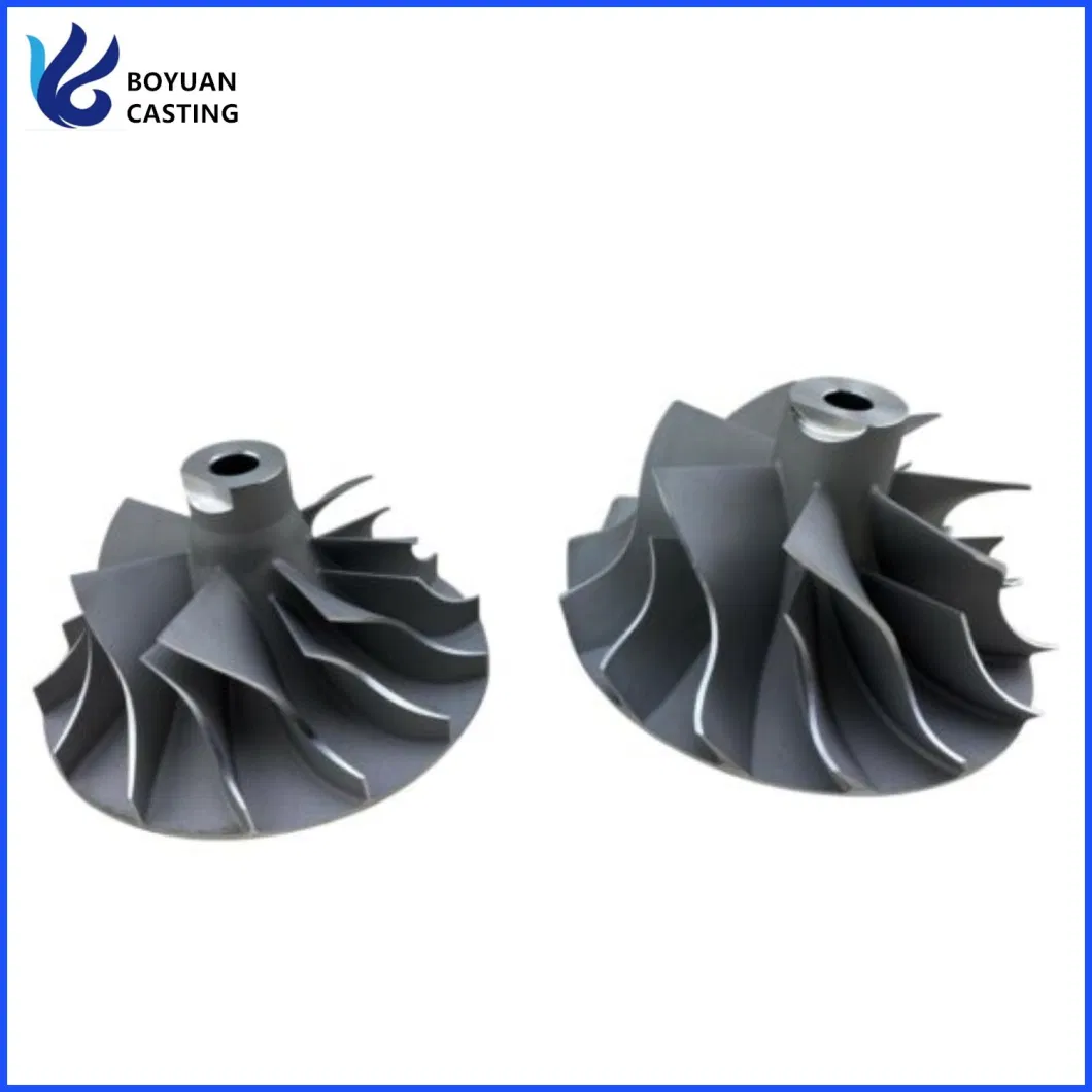 Aluminium Alloy Plaster Model Casting Turbocharger Compressor Wheel