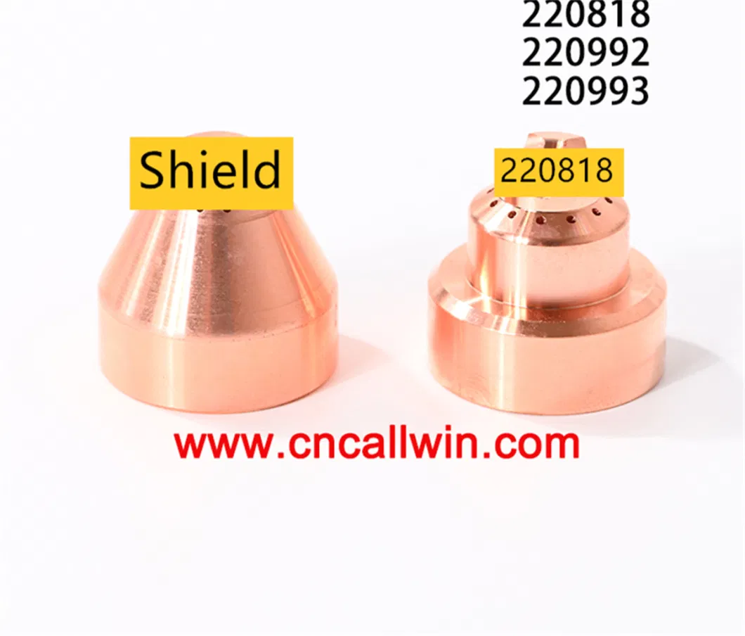 Plasma Cutting Consumables Electrode 220842+Nozzle 220990+Shield 220993+Retaining Cap220854+Swirl Ring 220997