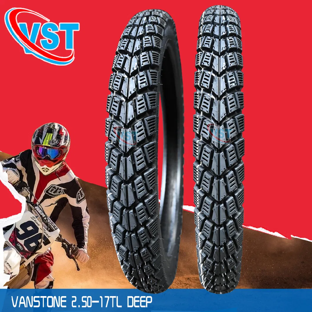 North Africa 2.50-17 Tubeless Motorcycle Tyre Scooter Tire Honda CD110 Front