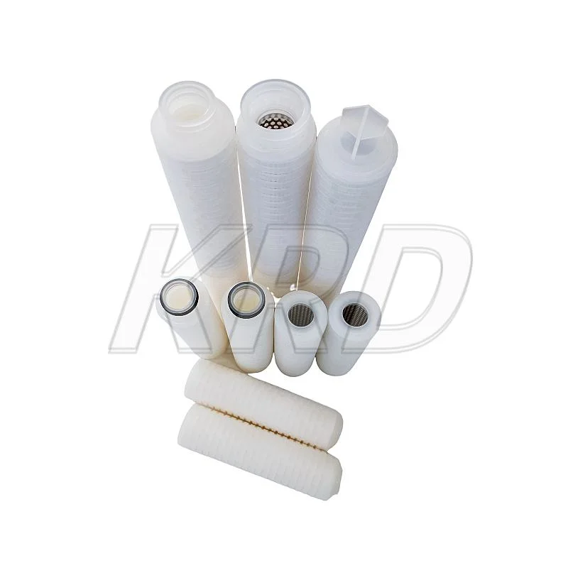 Krd High Performance Industrial PP Pleated Membrane 0.2 Micron Filter Cartridge