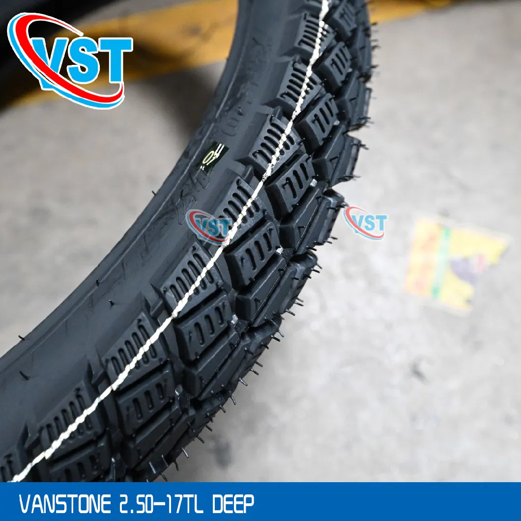 North Africa 2.50-17 Tubeless Motorcycle Tyre Scooter Tire Honda CD110 Front