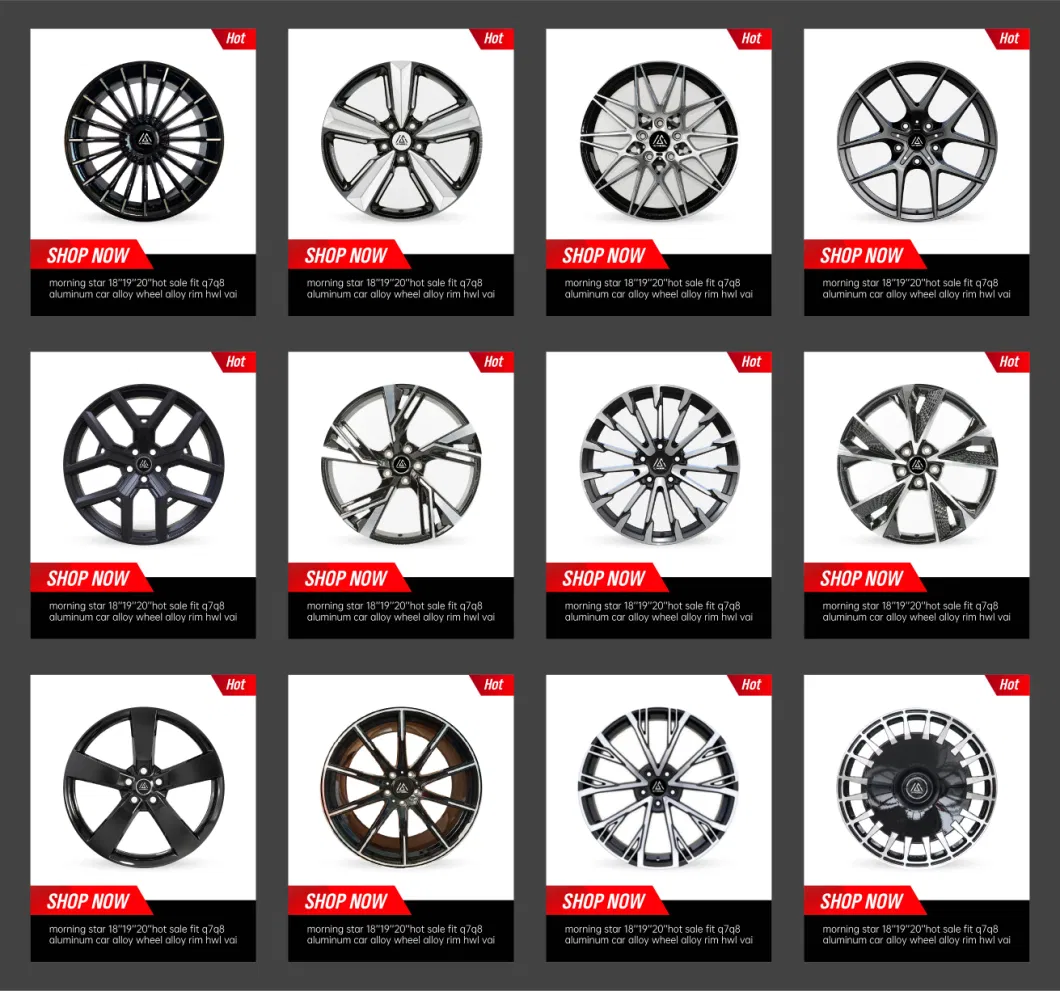 Made China Superior Quality Customizing Color 15-24 Inches Alloy Car Rimscar Wheel Rims for Audi