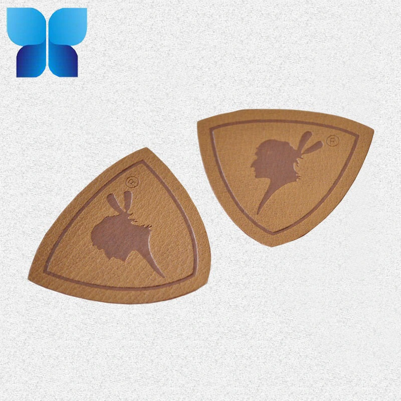 Hot Sell Brand Logo PU Custom Leather Patch for Garment