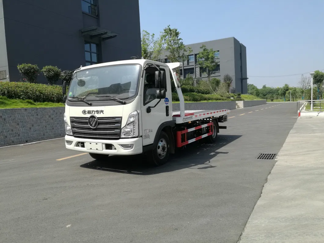 Foton 120HP Light 2t 3t 4t One Tow Two Wrecker Factory Directly Sale Road Wrecker Towing Truck