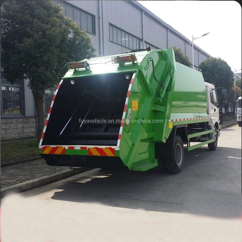 Foton Auman 10m3 12m3 14m3 Capacity Compressed Garbage Truck 10 Ton 12ton Compactor Garbage Truck Factory Directly Selling