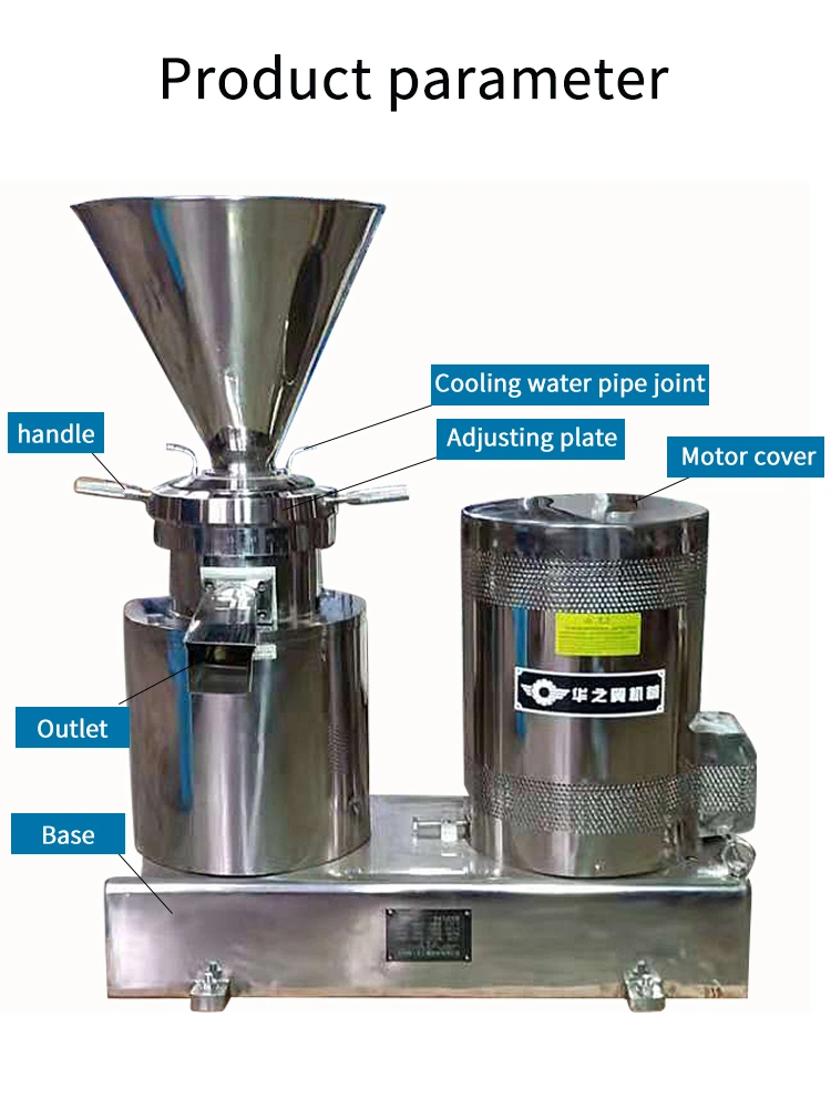 Russian Food Meat Puree Stainless Steel Jm-65 Colloid Mill