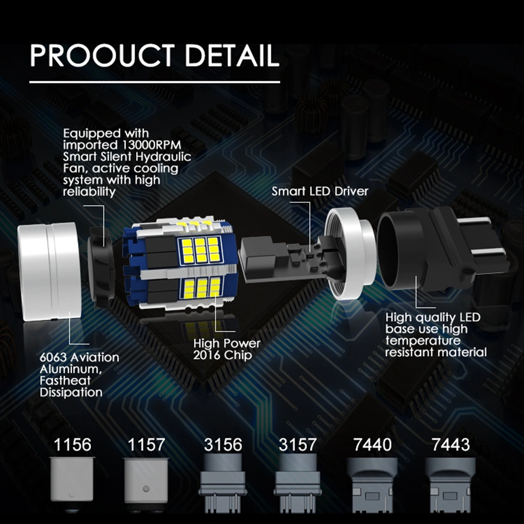 G-view NRCS Approved for Toyata/Honda/Mazda/Nissan/Suzuki/Audi/BMW ODM &amp;OEM Package Box 7443 LED Bulbs CANBUS Error Free LED Headlight