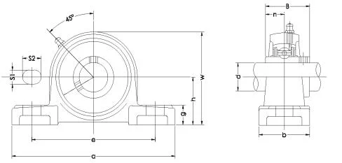 Manufacturer direct sales UCLP 2 series High Precision Pillow Blocks/Units Agricultural Machinery parts/engine/Bearing Housing