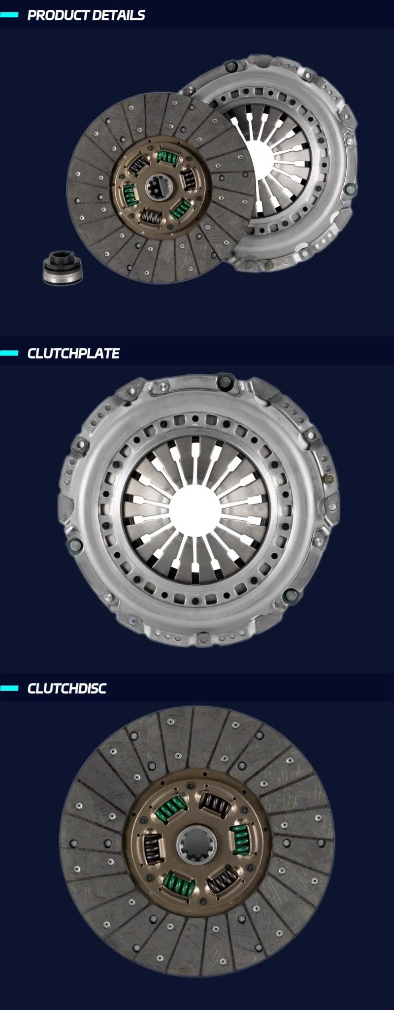 Original Quality Cost-Effective Gaz-3302 Gazelle Next 3482 001 577 Clutch Plate for Cummins Isf 2.8 150HP