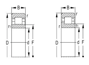 Bearing Manufacturer &Supplier Bearing Cylindrical Roller Bearing NF Rn Rnu Series NF2209em &amp; NF2210em &amp; NF2211em