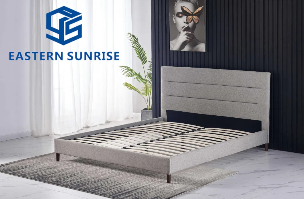 Factory Promotion Newest Design Modern Style Leather/PU/Fabric Bed