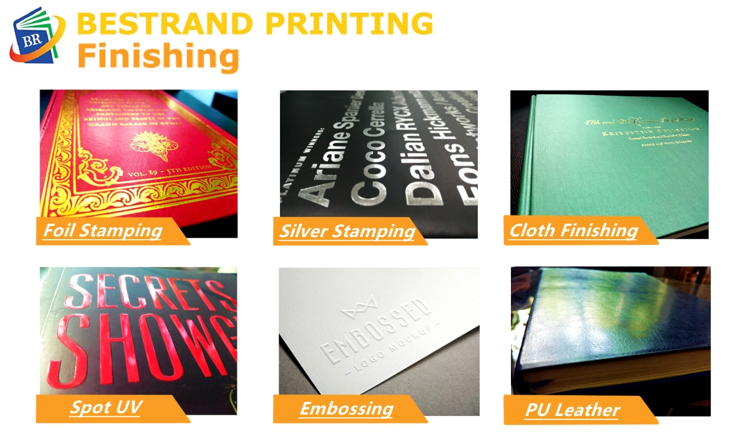 High Quality Printing Service for Customized Hardcover Books Newly Printed