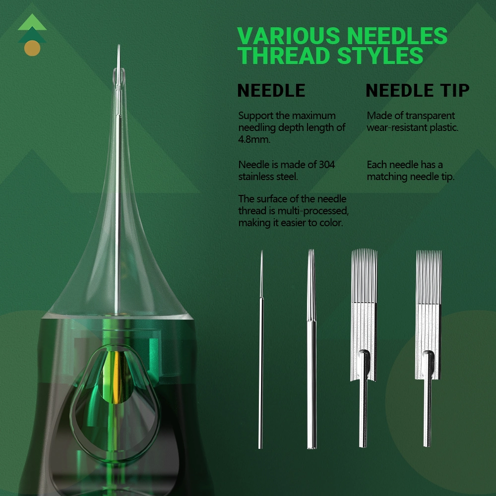 CNC Quality Safety Membrane Golden Universal Tattoo Cartridge Tattoo Needle Cartridge